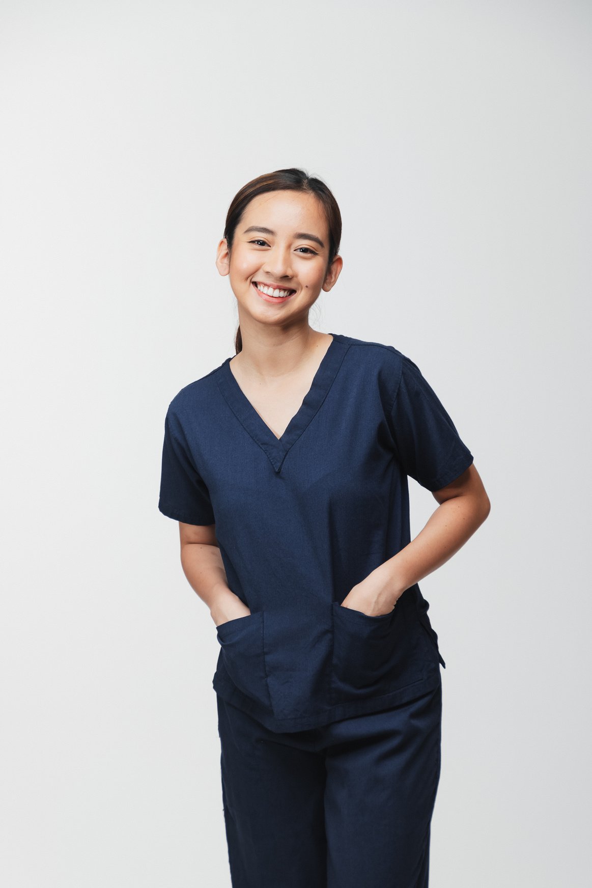 Female Doctor in Scrub Suit